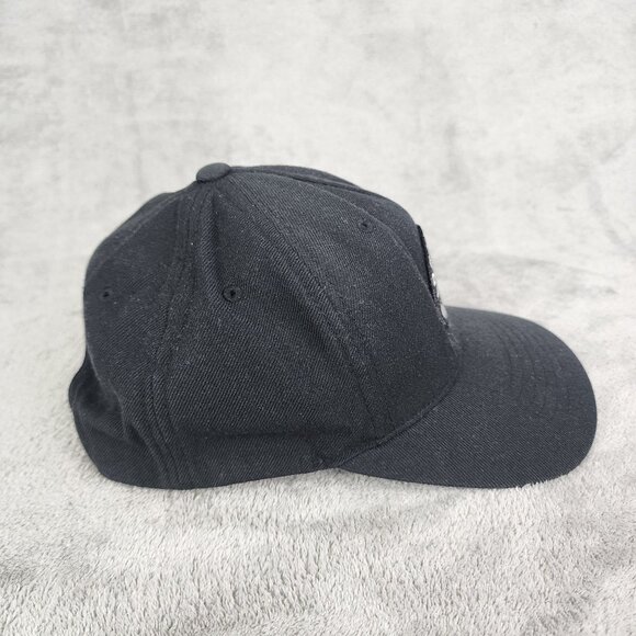 Black Brixton Mfg Co. Snapback Hat Adjustable Fit - Picture 5 of 10